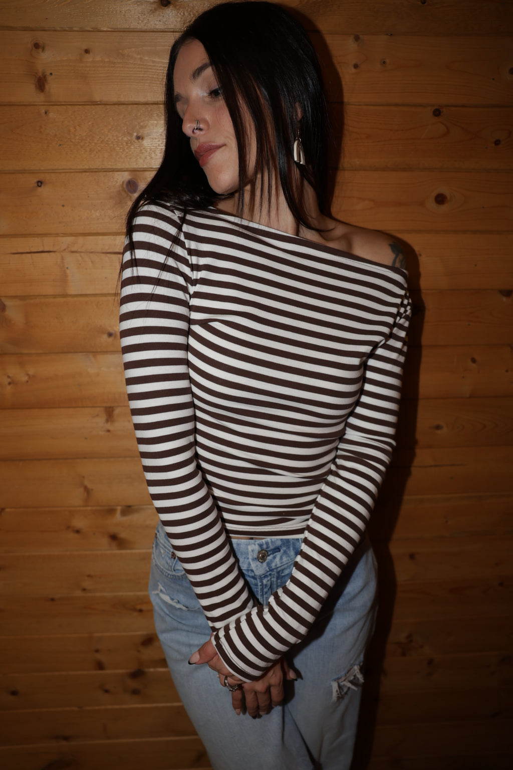 Stripe Knit Top