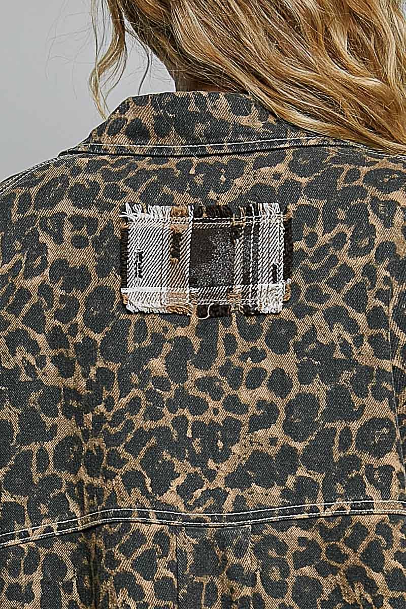 Leopard Fringe Shacket