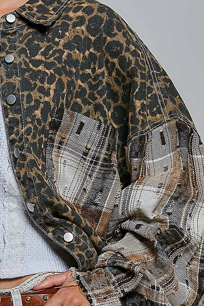 Leopard Fringe Shacket