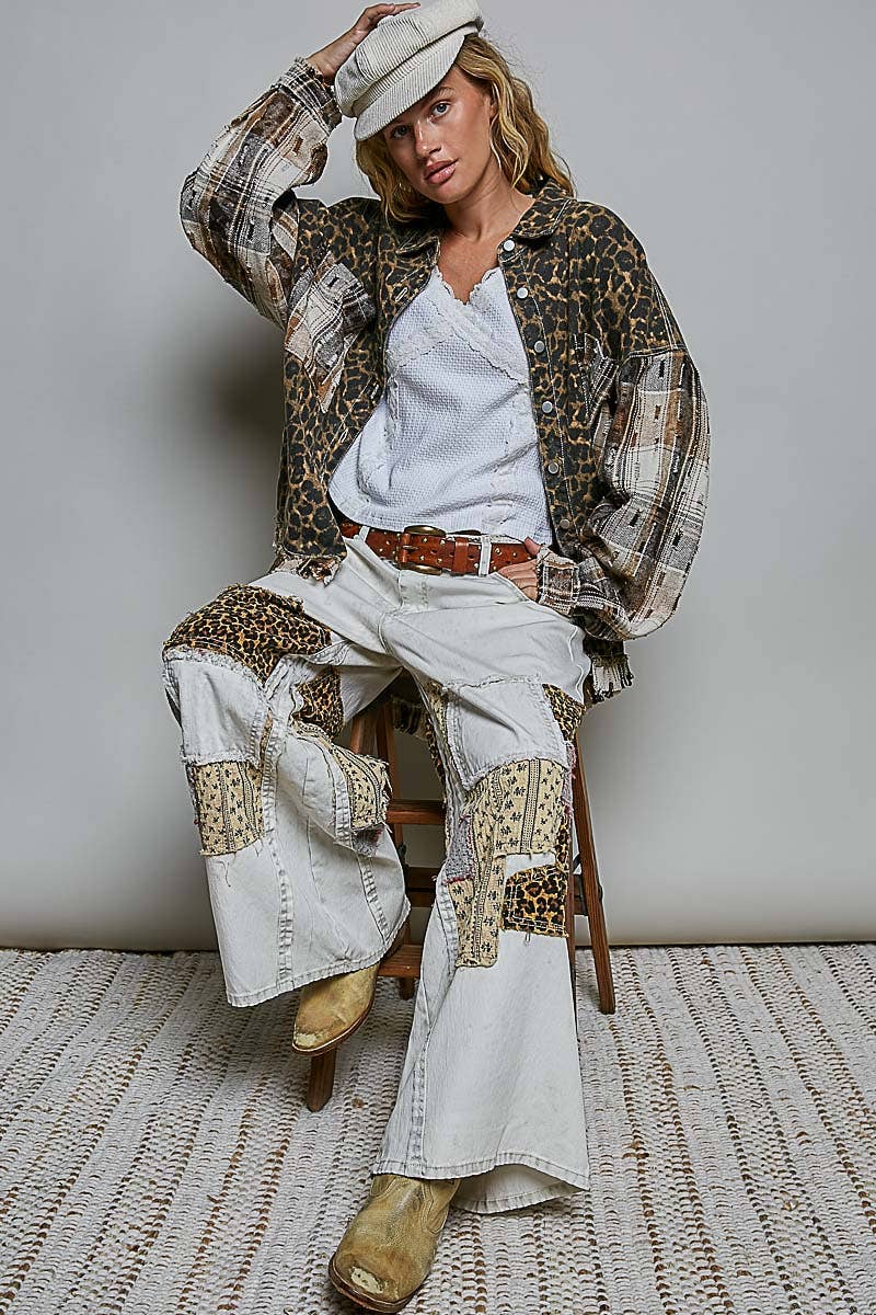 Leopard Fringe Shacket