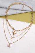 Layered Southwestern Bull Horn Necklace