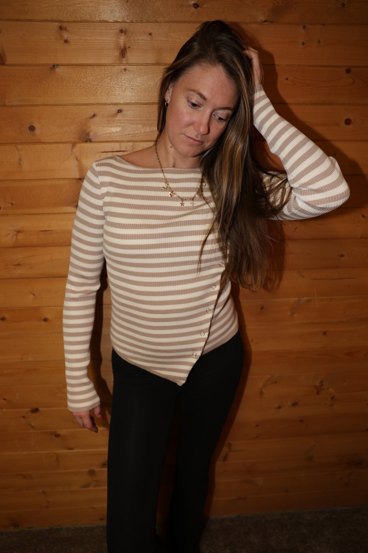 The Golden Hour Striped Top