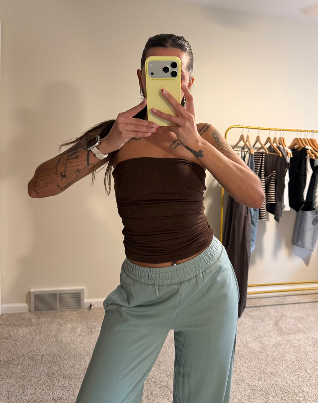 The Vanessa Wide-Leg Cotton Sweatpants