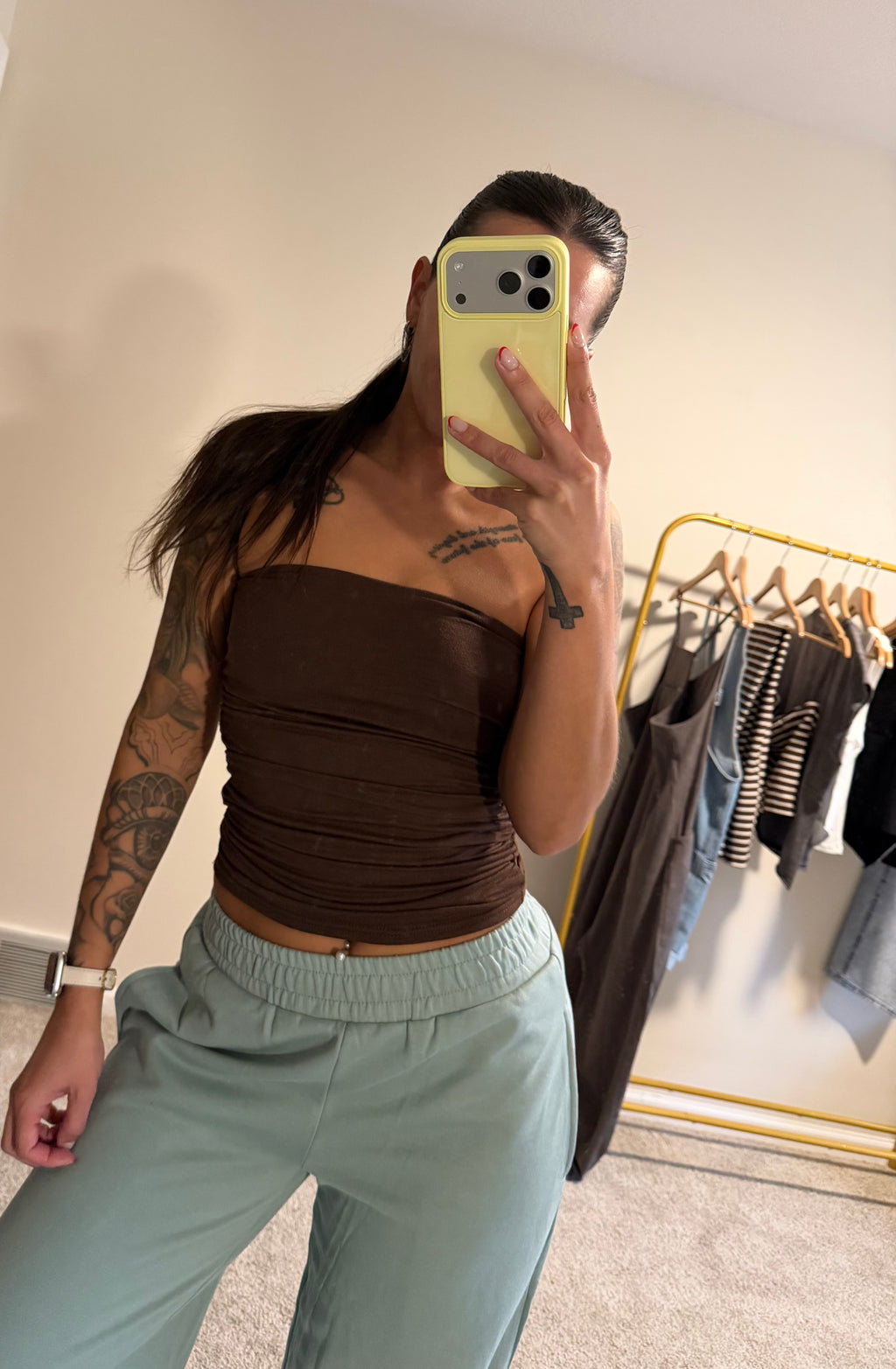 The Vanessa Wide-Leg Cotton Sweatpants