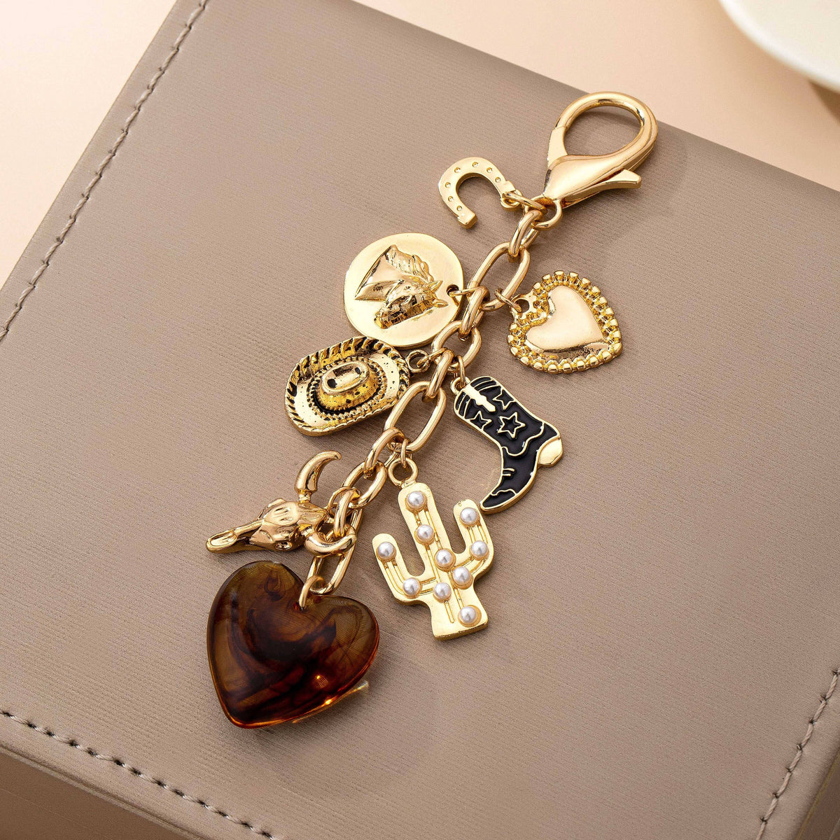 Western Multi-Charm Bag Charm