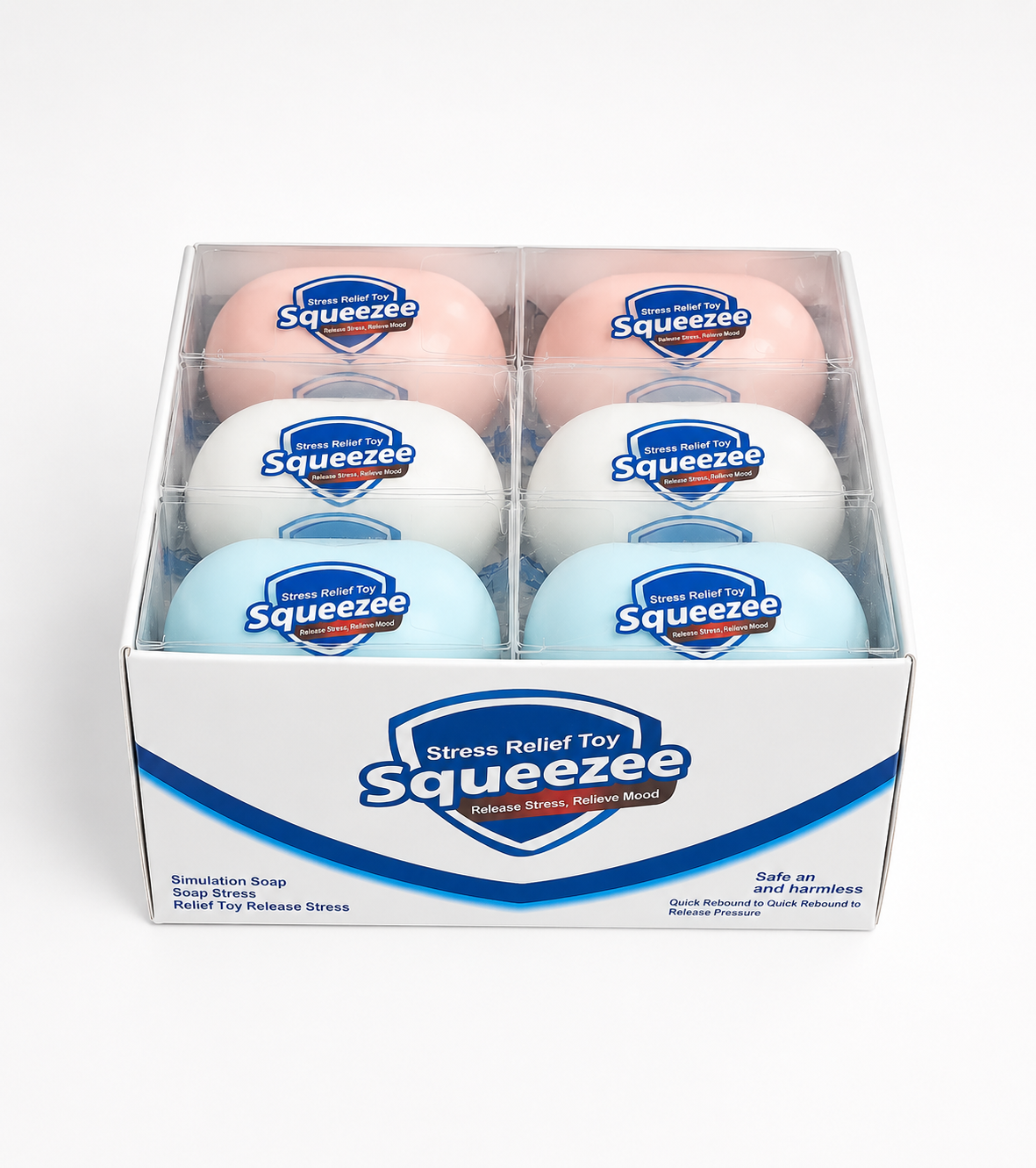 Pink Crunchy Soap Squeeze Ball