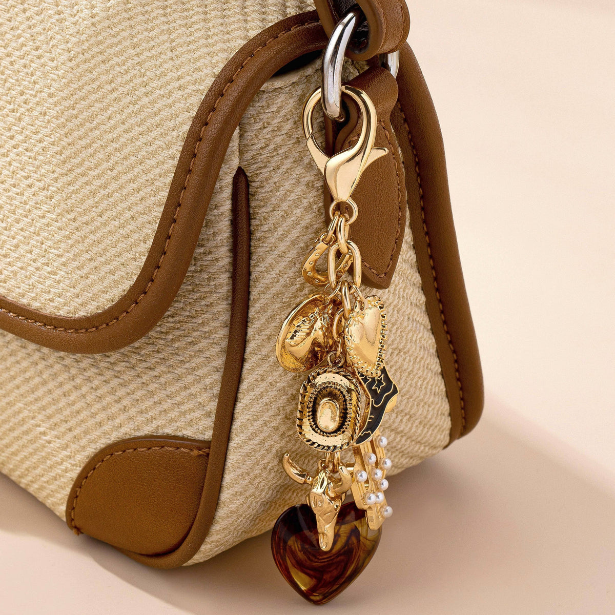 Western Multi-Charm Bag Charm