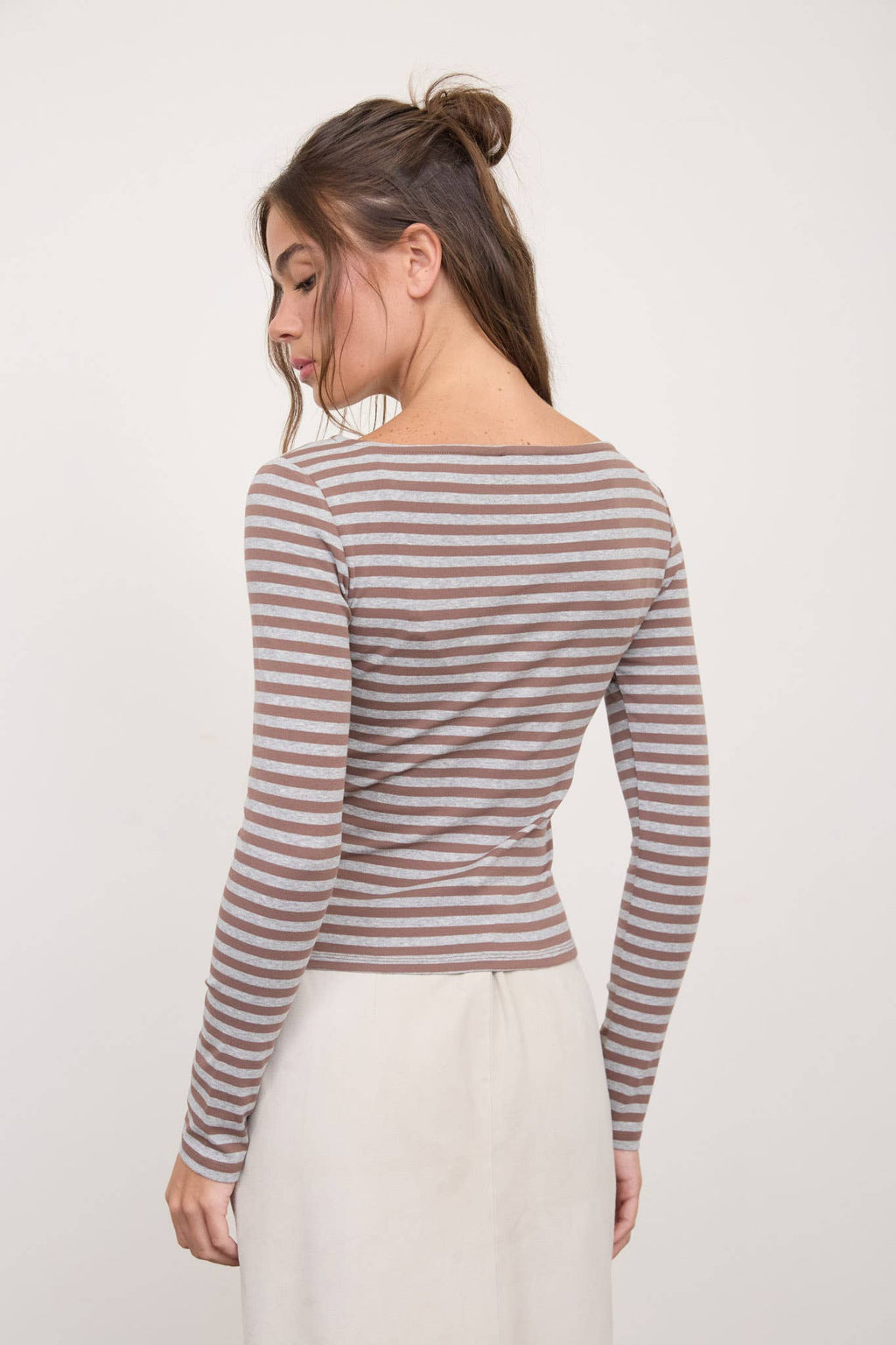 Stripe Knit Top