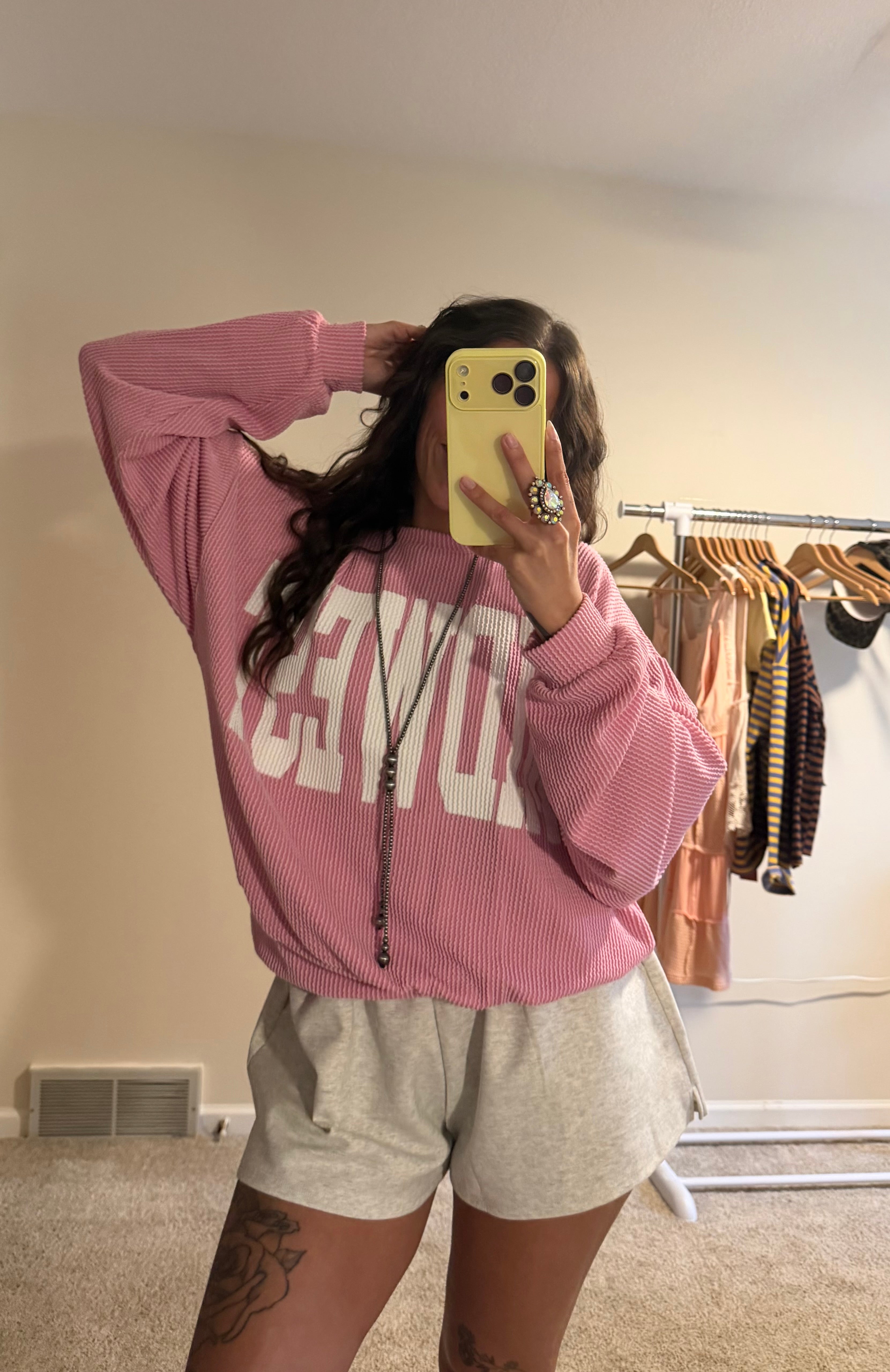 MIDWEST Comfy Oversize Graphic Crew