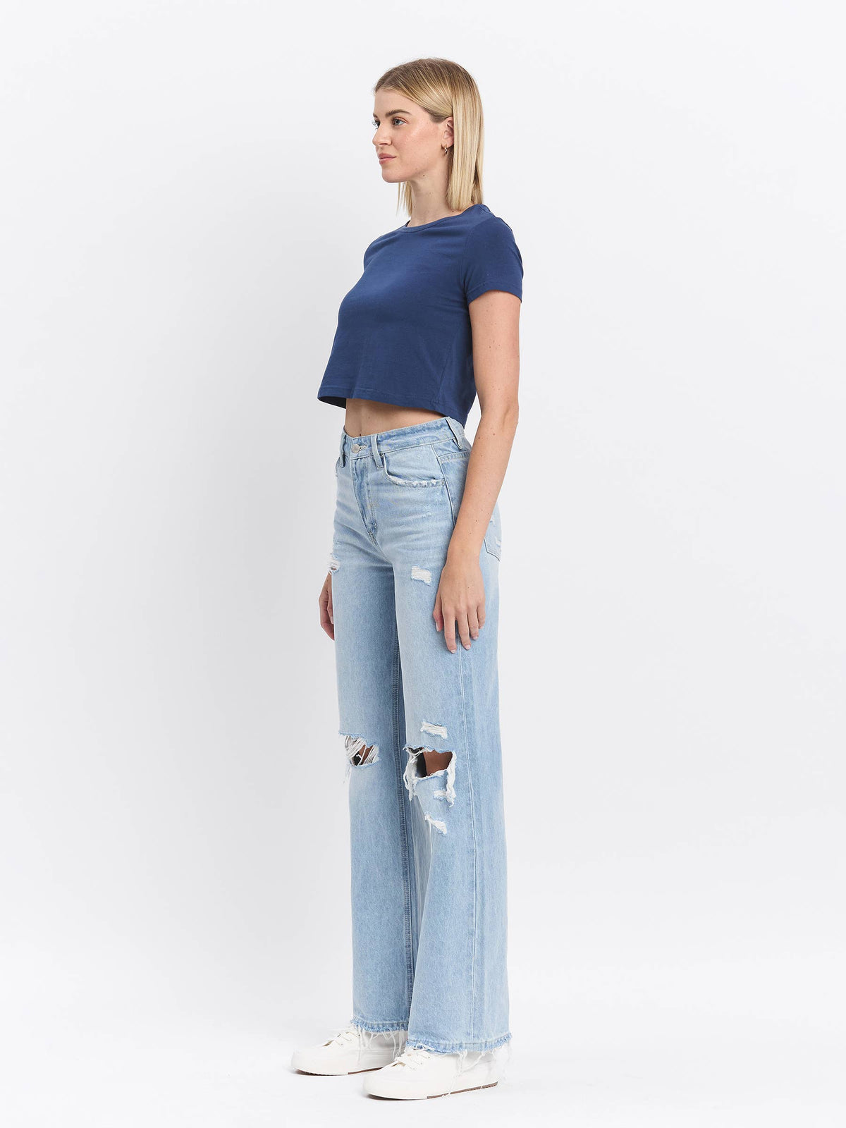 90's Vintage Revival Super High Rise Flare Jeans