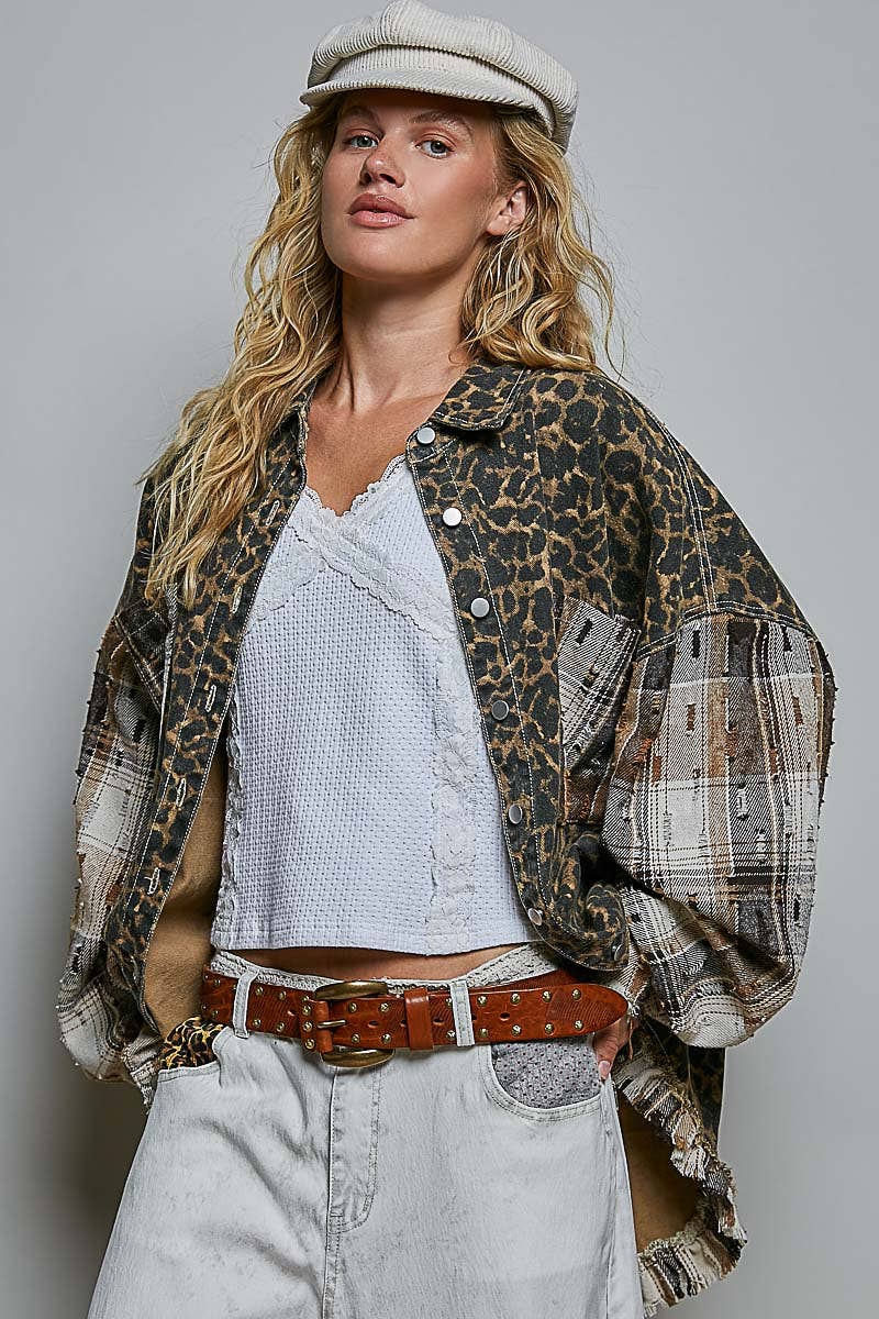 Leopard Fringe Shacket