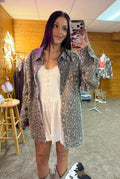 Cheetah Print Oversized Shacket