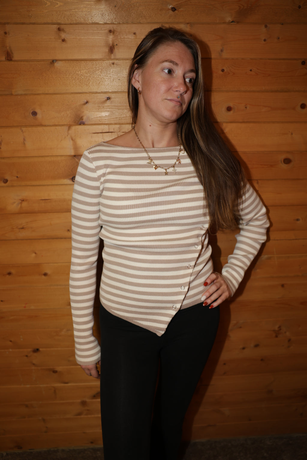 The Golden Hour Striped Top