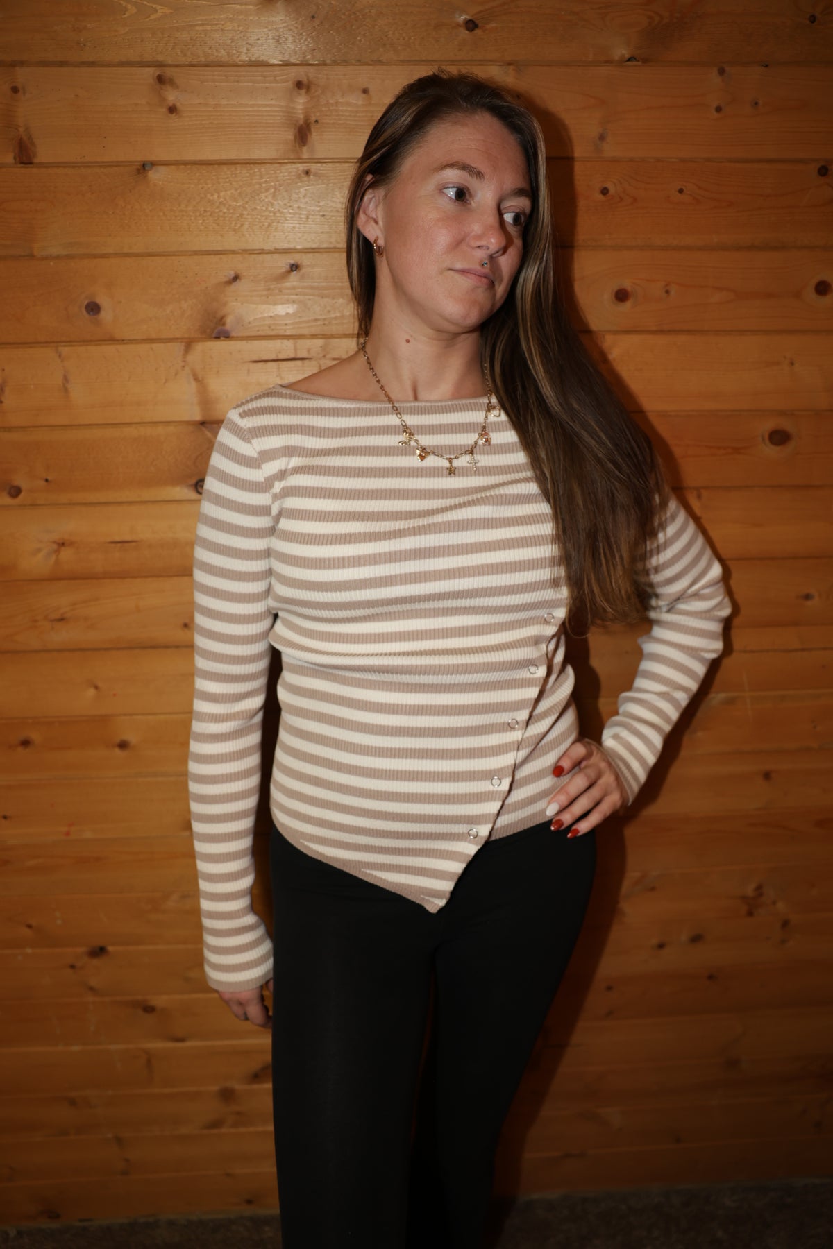 The Golden Hour Striped Top