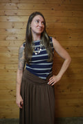 Striped Asymmetric Tank
