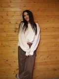 Boat Neck Oversized Sweater