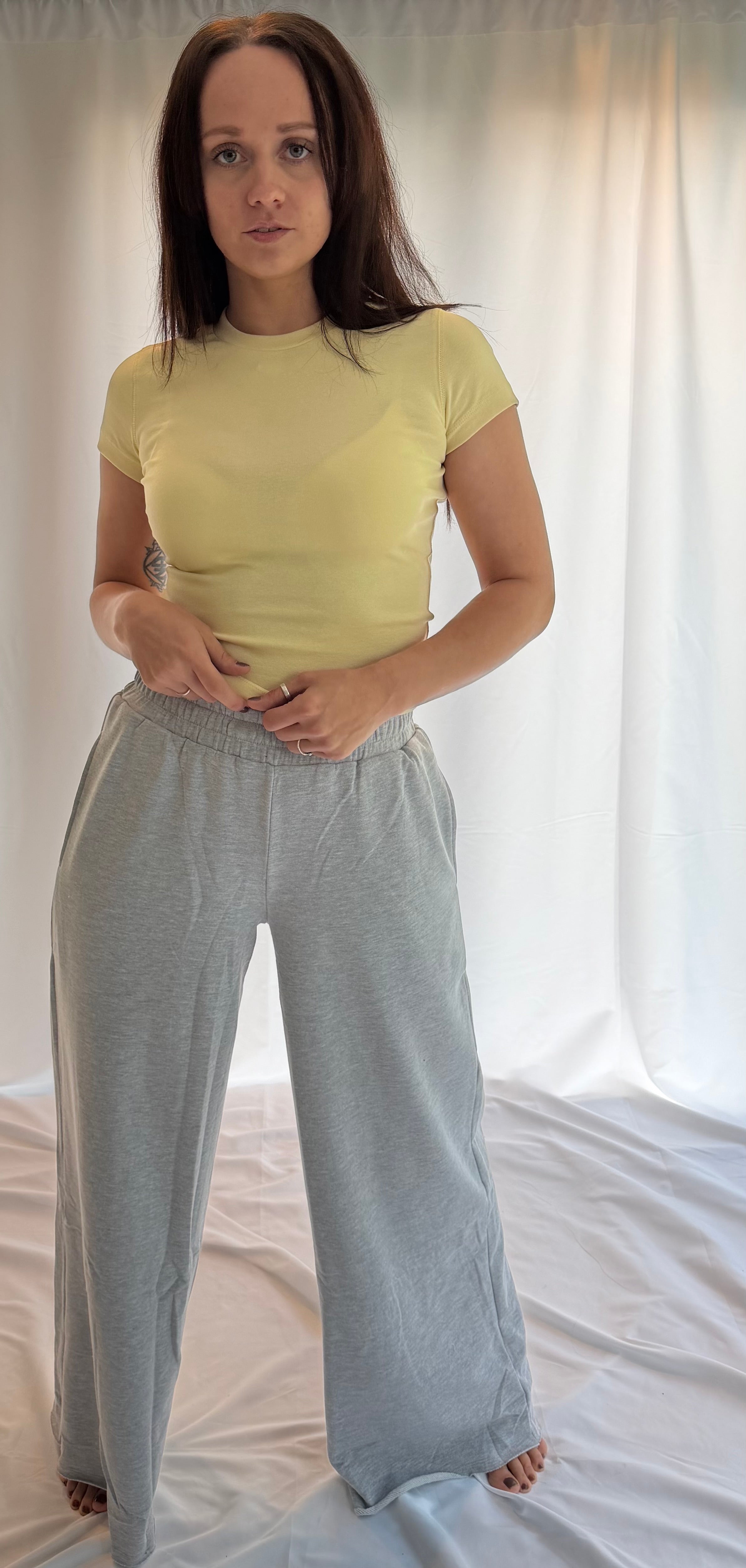 The Vanessa Wide-Leg Cotton Sweatpants