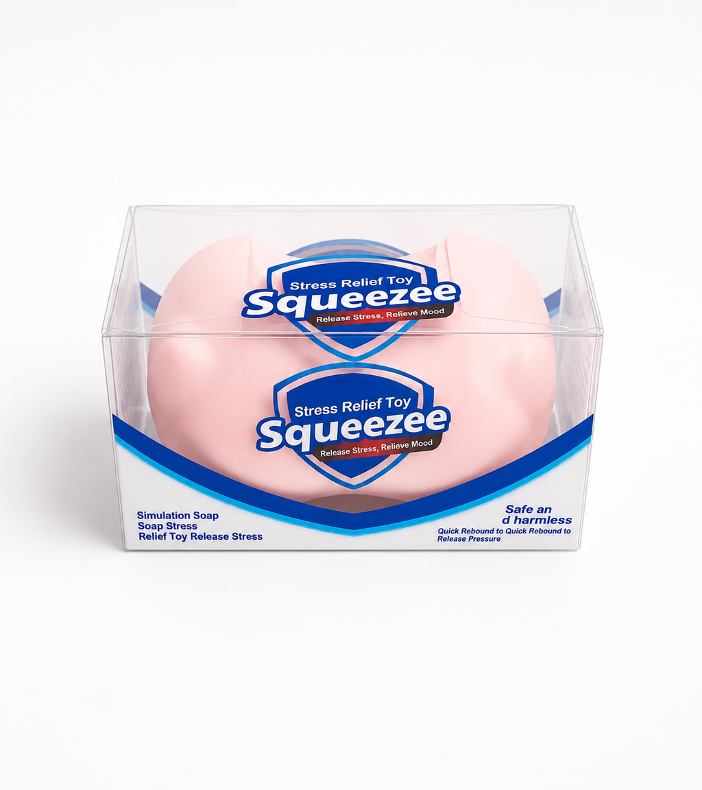 Pink Crunchy Soap Squeeze Ball