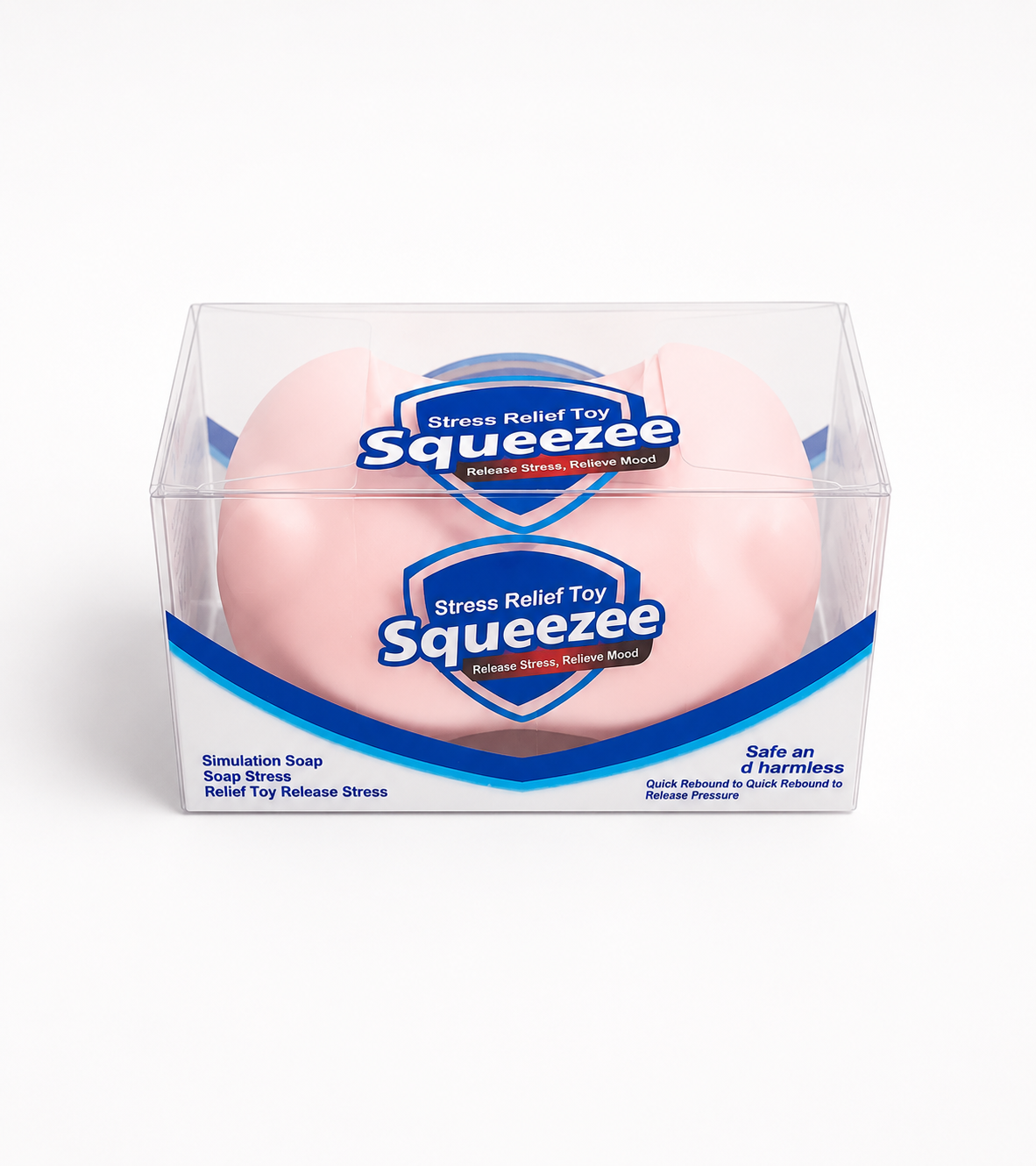 Pink Crunchy Soap Squeeze Ball