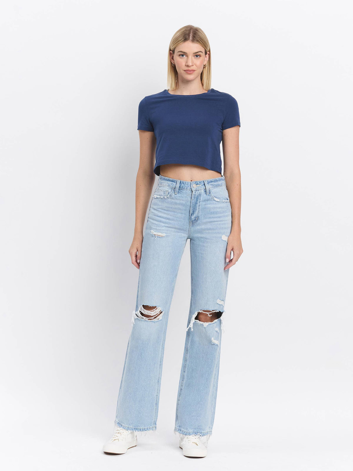 90's Vintage Revival Super High Rise Flare Jeans