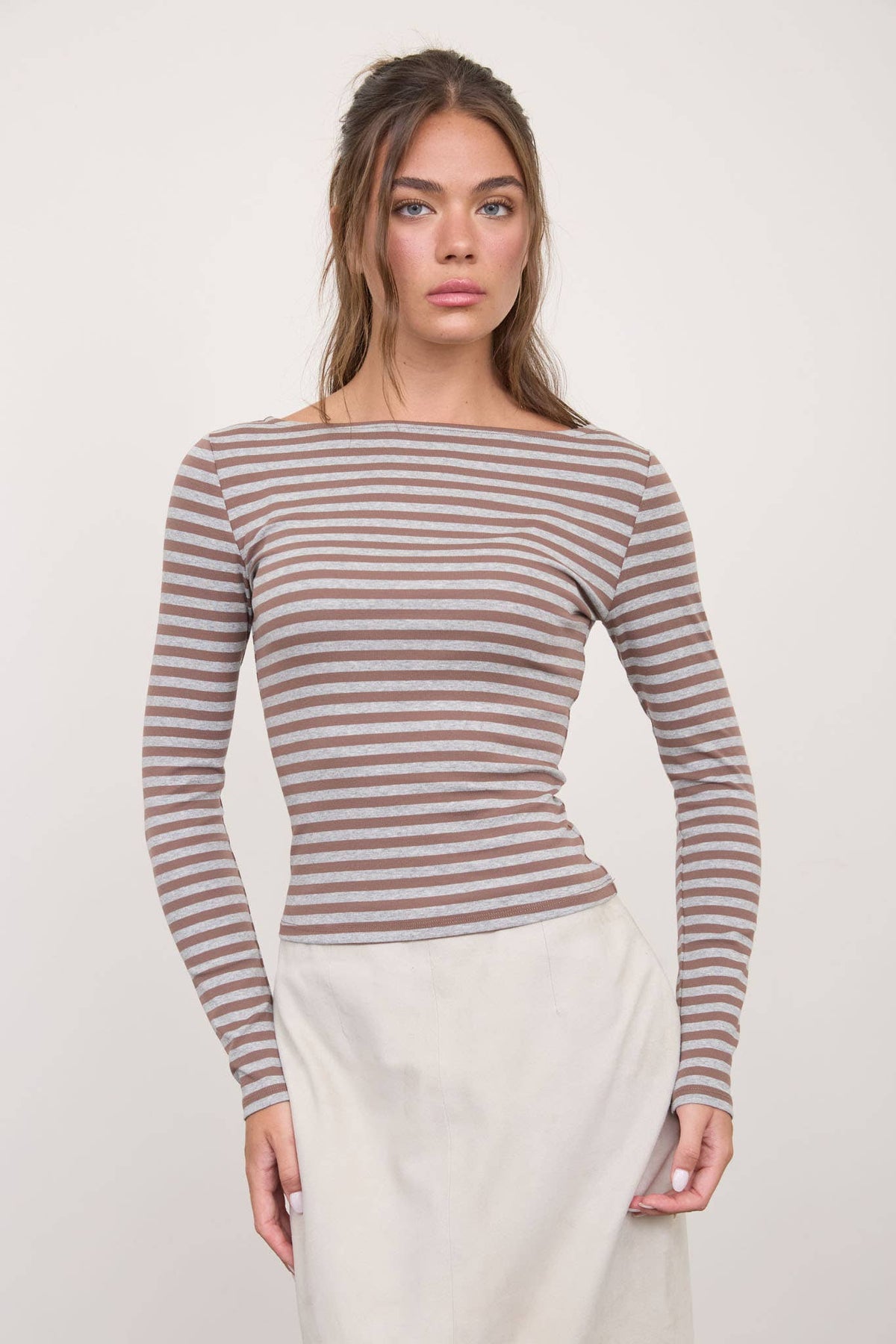 Stripe Knit Top