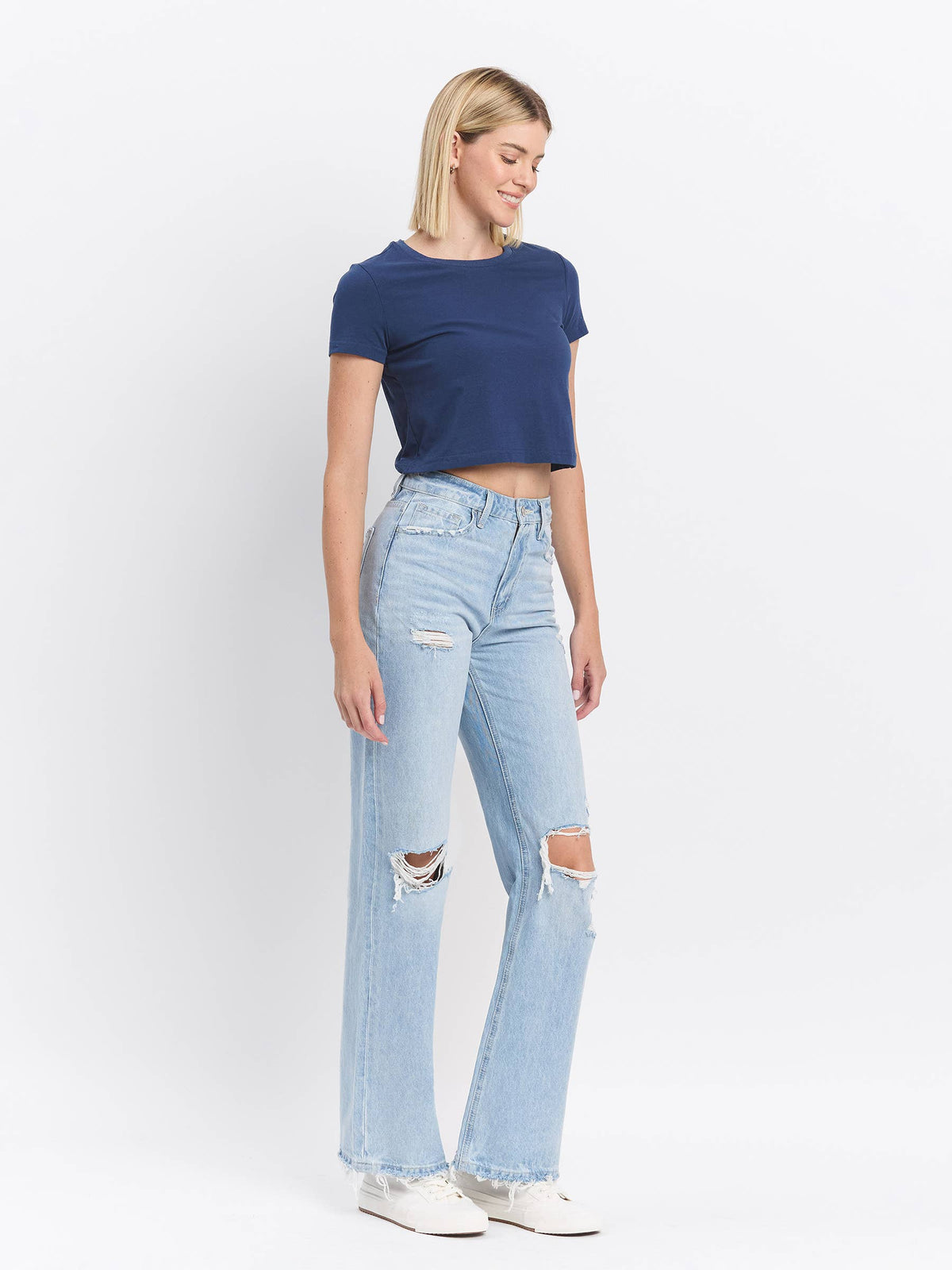 90's Vintage Revival Super High Rise Flare Jeans